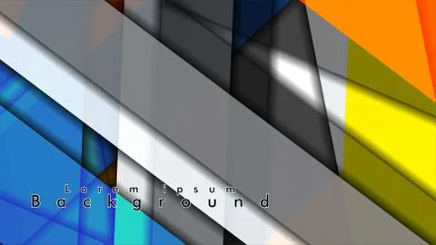 Abstract vector background design with colorful patterns lines Illustrazione stock