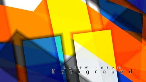 Abstract vector background design with colorful patterns lines Stock Illustration