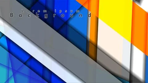 Abstract vector background design with colorful patterns lines Illustrazione stock