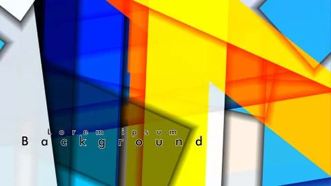 Abstract vector background design with colorful patterns lines Illustrazione stock