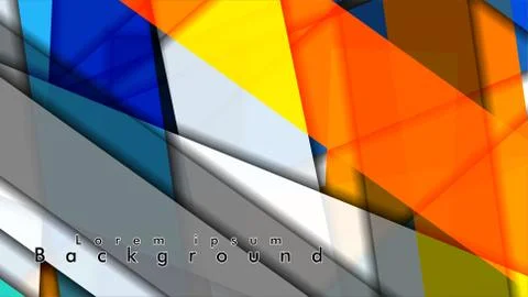 Abstract vector background design with colorful patterns lines Illustrazione stock