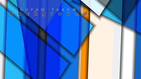 Abstract vector background design with colorful patterns lines Illustrazione stock