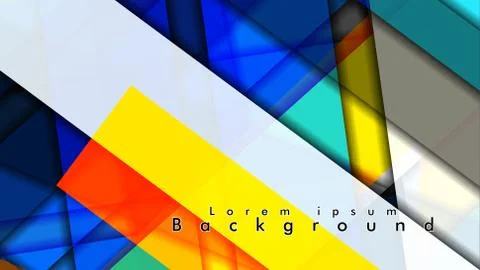 Abstract vector background design with colorful patterns lines Illustrazione stock