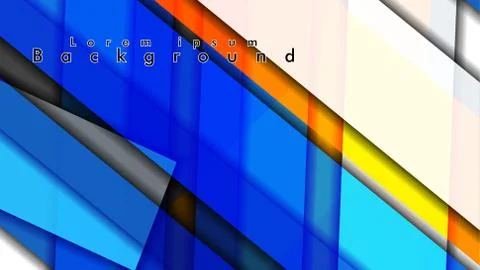 Abstract vector background design with colorful patterns lines Illustrazione stock