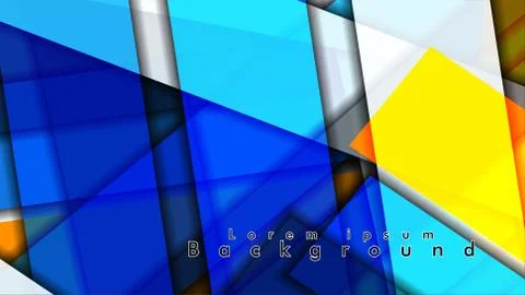 Abstract vector background design with colorful patterns lines Illustrazione stock