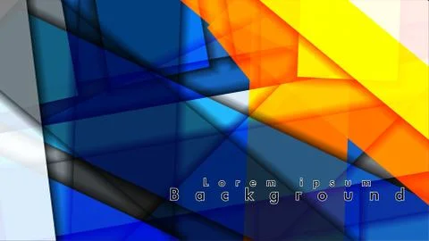 Abstract vector background design with colorful patterns lines Illustrazione stock