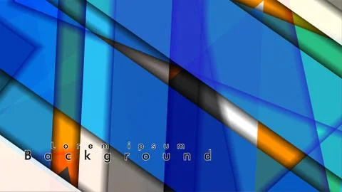 Abstract vector background design with colorful patterns lines Illustrazione stock