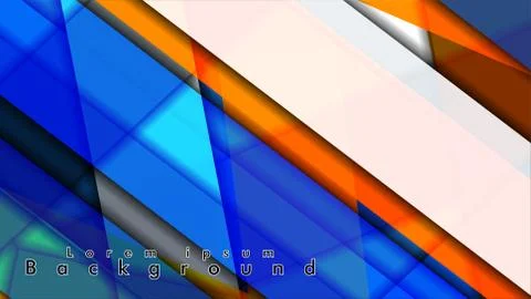 Abstract vector background design with colorful patterns lines Illustrazione stock