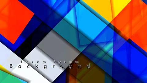 Abstract vector background design with colorful patterns lines Illustrazione stock