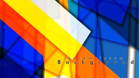 Abstract vector background design with colorful patterns lines Illustrazione stock