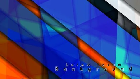 Abstract vector background design with colorful patterns lines Stock Illustration