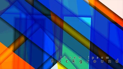 Abstract vector background design with colorful patterns lines Stock Illustration