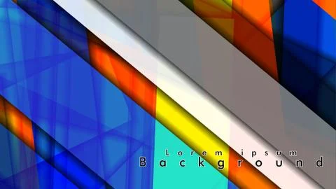 Abstract vector background design with colorful patterns lines Stock Illustration