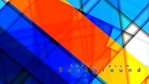 Abstract vector background design with colorful patterns lines Illustrazione stock