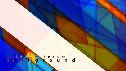 Abstract vector background design with colorful patterns lines Illustrazione stock