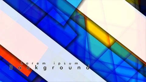 Abstract vector background design with colorful patterns lines Stock Illustration