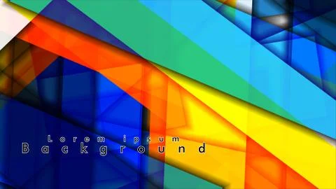 Abstract vector background design with colorful patterns lines Illustrazione stock