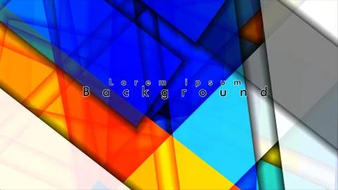 Abstract vector background design with colorful patterns lines Stock Illustration