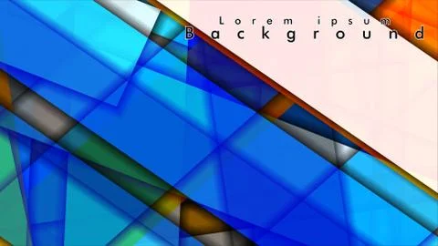 Abstract vector background design with colorful patterns lines Illustrazione stock
