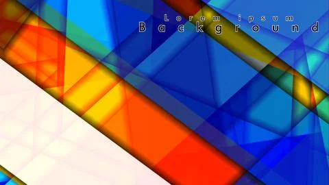 Abstract vector background design with colorful patterns lines Stock Illustration