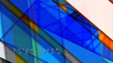 Abstract vector background design with colorful patterns lines Illustrazione stock