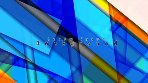 Abstract vector background design with colorful patterns lines Stock Illustration