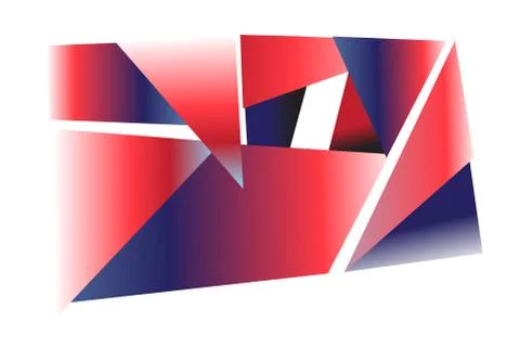 Abstract vector background with different geometric elements 스톡 일러스트