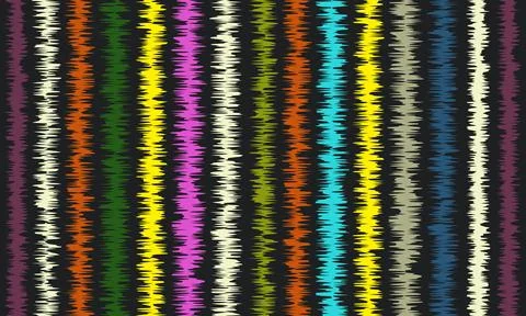 Abstract vector background of distorted vertical color lines Stock Illustration
