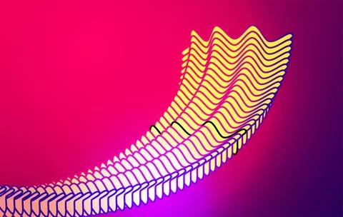 Abstract vector background. Dynamic effect. Futuristic technology style. Mo.. Stock Illustration