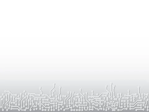 Abstract vector background with electronic paths Stock Illustration