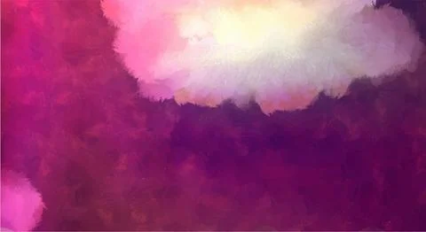 Abstract Vector Background with Expressive Colorful Painting Stock Illustration