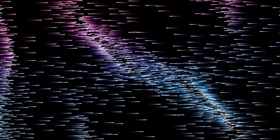Abstract vector background featuring scattered horizontal lines in vibrant .. イラスト素材
