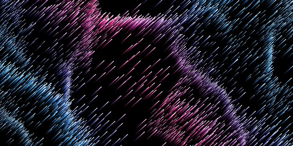 Abstract vector background featuring scattered diagonal lines in vibrant bl.. Stock Illustration