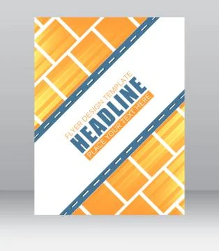 Abstract vector background for flyer, brochure or cover design Stock Illustration