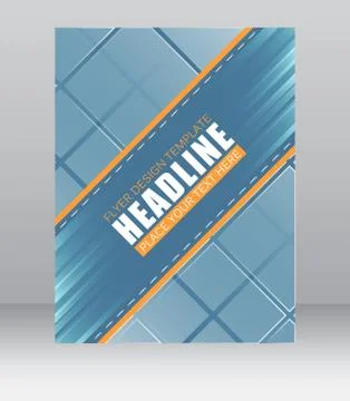 Abstract vector background for flyer, brochure or cover design Stock Illustration