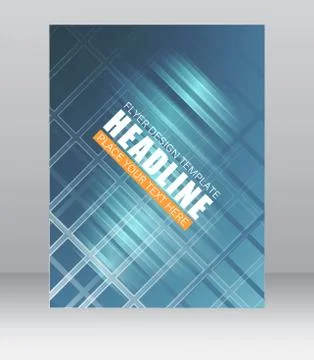 Abstract vector background for flyer, brochure or cover design Illustrazione stock