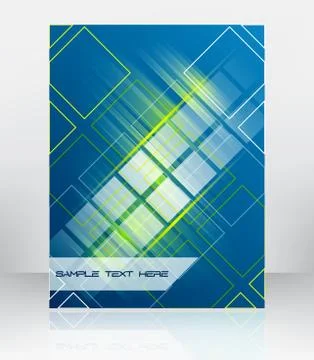 Abstract vector background for flyer, brochure or cover design Stock Illustration