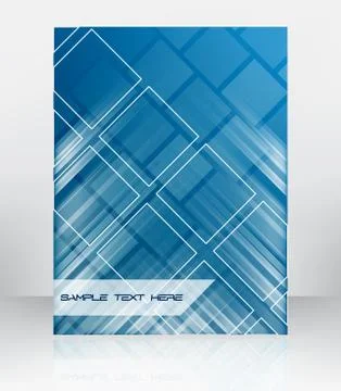 Abstract vector background for flyer, brochure or cover design Stock Illustration