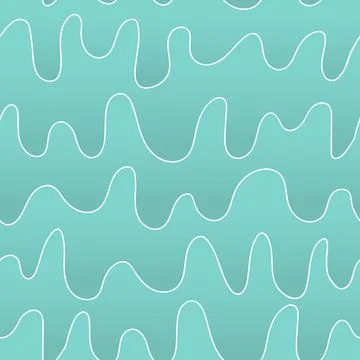 Abstract vector background in the form of blue waves. Stock Illustration