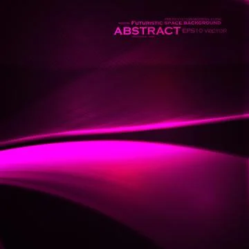 Abstract vector background, futuristic wavy illustration, colorful element - Illustrazione stock