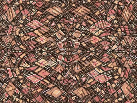 Abstract vector background. Geometric colorful vector wallpaper. Ilustração Stock