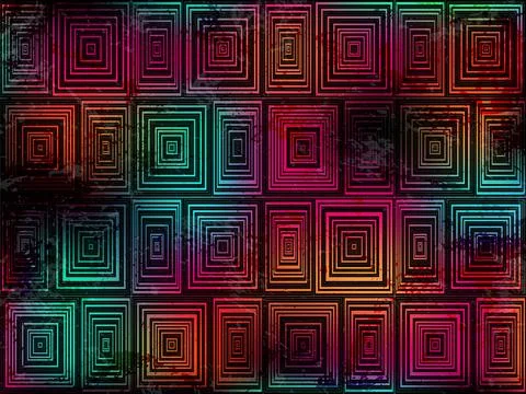 Abstract vector background. Geometric colorful vector wallpaper. Stock-Illustration