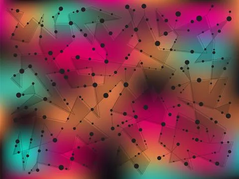 Abstract vector background. Geometric colorful vector wallpaper. Stock-Illustration