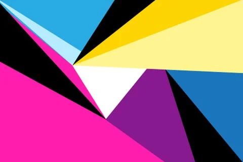 Abstract vector background with geometric objects Stock Illustration