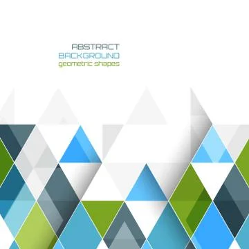 Abstract vector background with geometric shapes. Stock Illustration