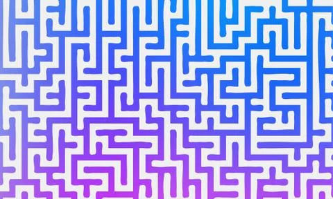 Abstract vector background with gradient colorful maze イラスト素材