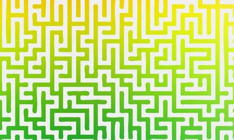 Abstract vector background with gradient colorful maze Illustrazione stock