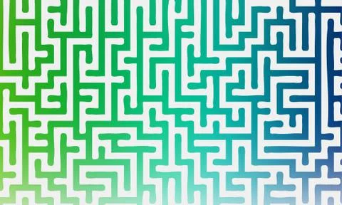 Abstract vector background with gradient colorful maze イラスト素材