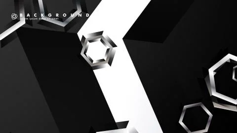 Abstract vector background with gradient hexagon shapes. the background is su Ilustración de archivo