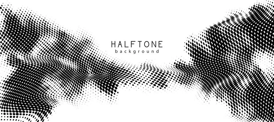 Abstract vector background. Halftone gradient gradation. Vibrant flowing texture Illustrazione stock